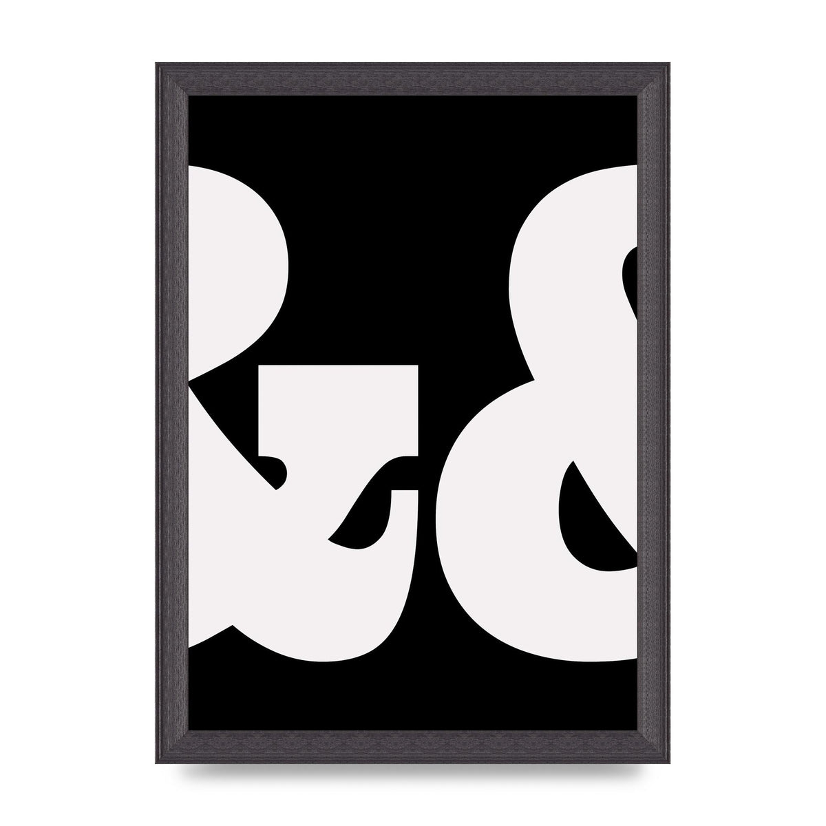 Ampus And White Black Art For The Home - A4 framed
