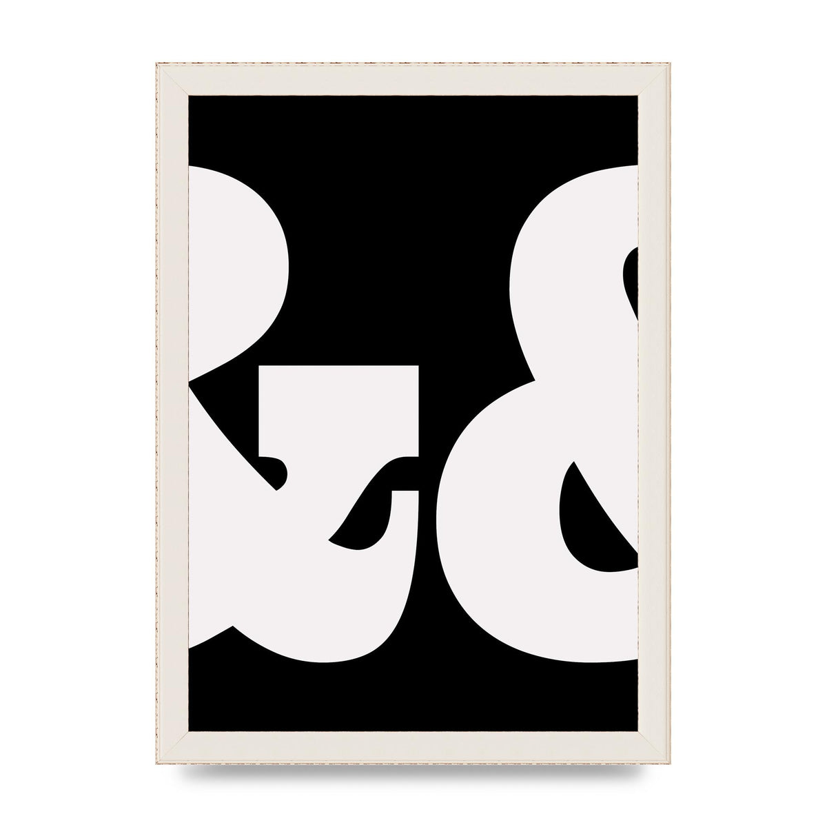 Ampus And White Black Art For The Home - A4 framed