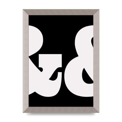 Ampus And White Black Art For The Home - A4 framed