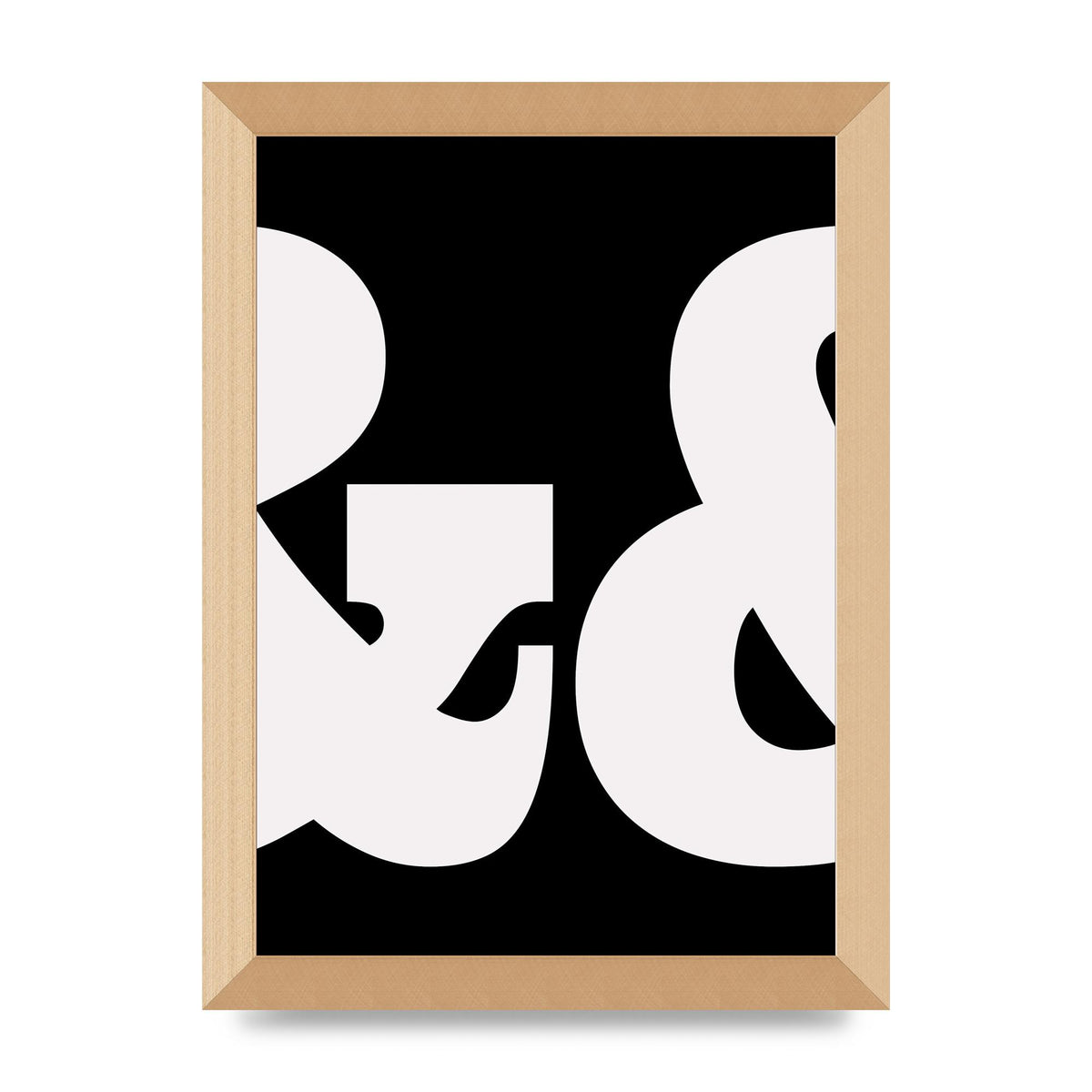 Ampus And White Black Art For The Home - A4 framed
