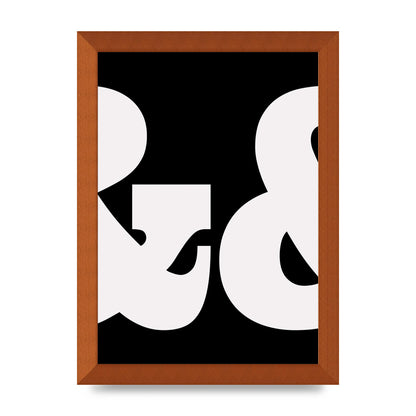Ampus And White Black Art For The Home - A4 framed