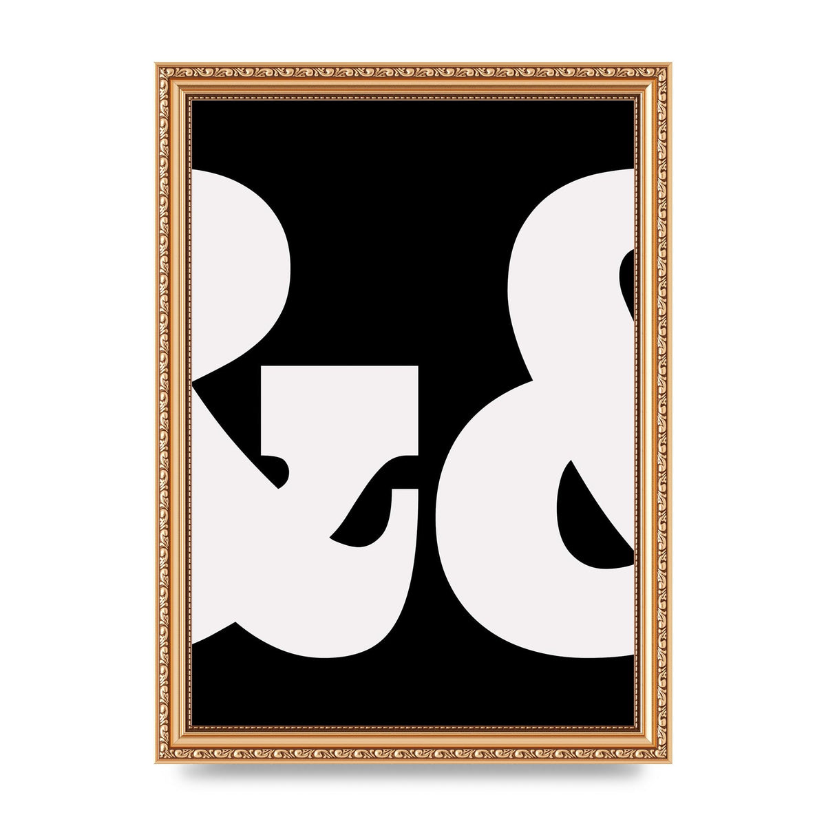 Ampus And White Black Art For The Home - A4 framed