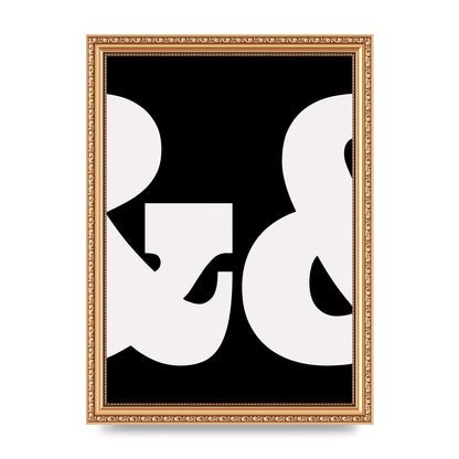 Ampus And White Black Art For The Home - A4 framed