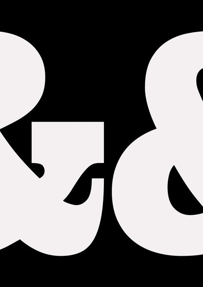 Ampus And White Black Art For The Home - detail