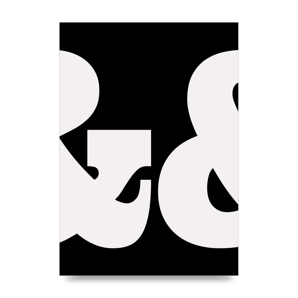 Ampus And White Black Art For The Home - unframed print