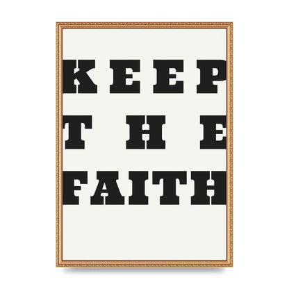 Keep The Faith" Wall Art - A2 framed