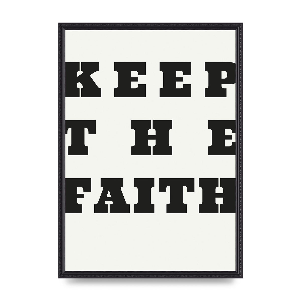 Keep The Faith" Wall Art - A2 framed