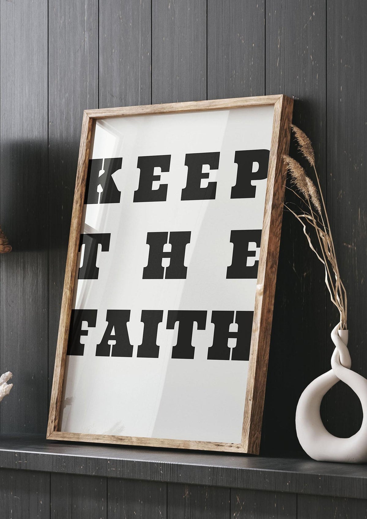Keep The Faith" Wall Art - living room 3