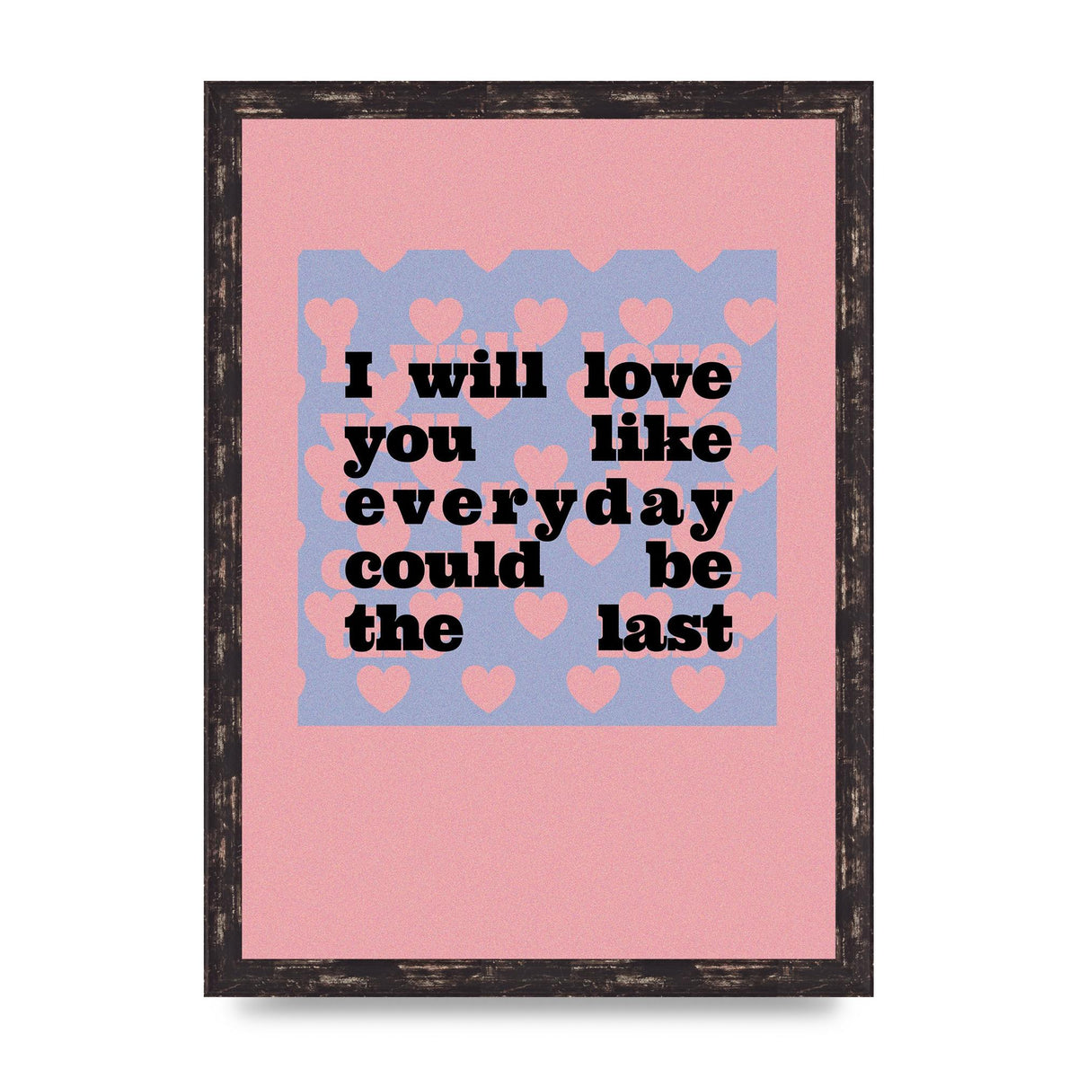 Love Heart" Art For The Home - A3 framed