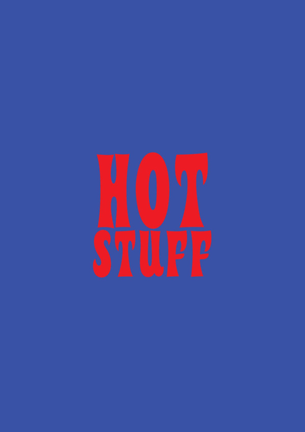 Hot Stuff Blue Red" Wall Art - detail