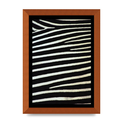 Zebra Art For The Home - A4 framed