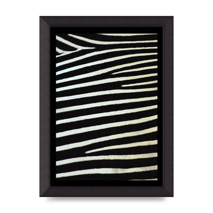 Zebra Art For The Home - A4 framed
