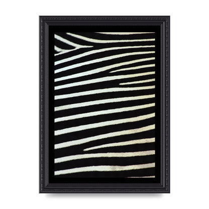 Zebra Art For The Home - A4 framed