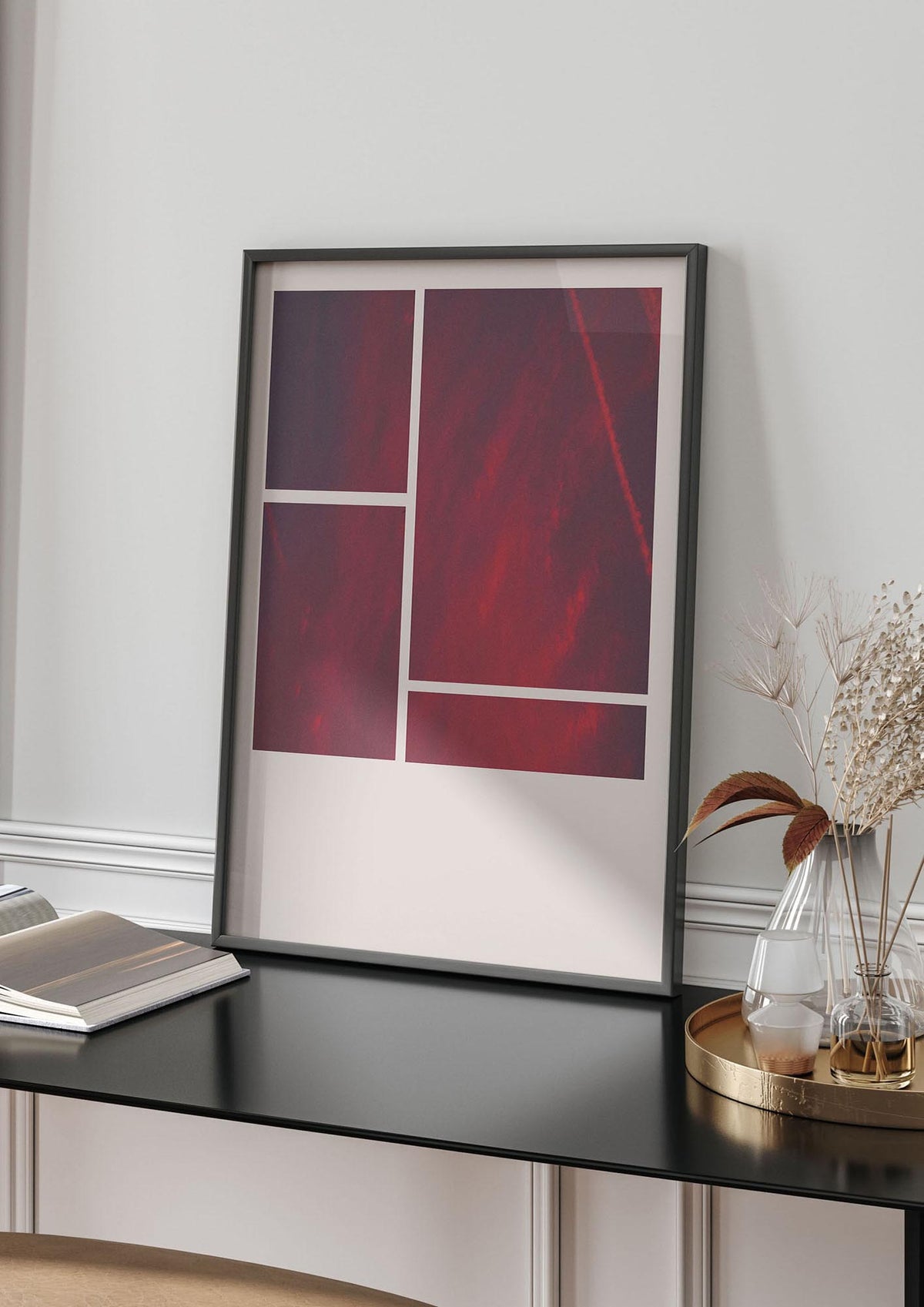Grid Pink Sunset Art For The Home - living room 4