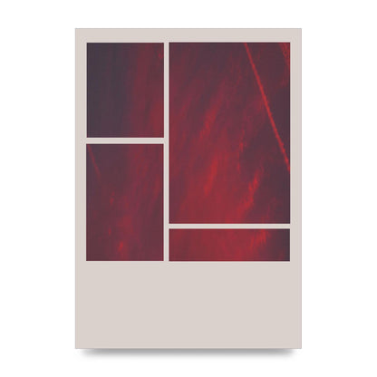 Grid Pink Sunset Art For The Home - unframed print