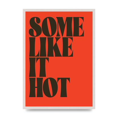 Some Like It Hot Movie" Wall Art - A2 framed