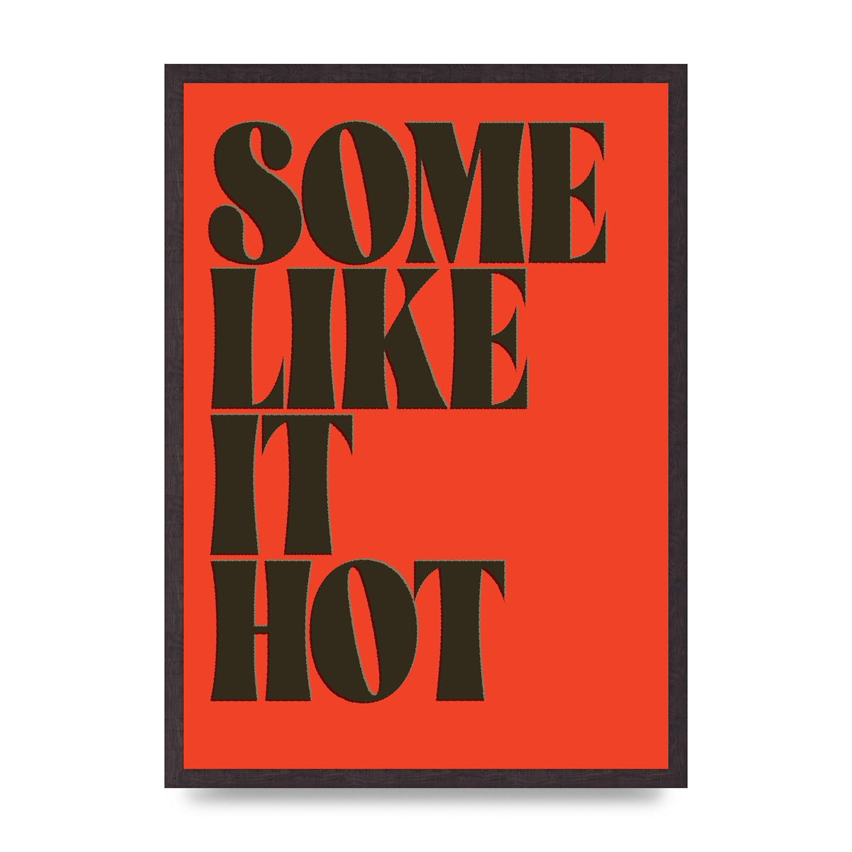 Some Like It Hot Movie" Wall Art - A2 framed