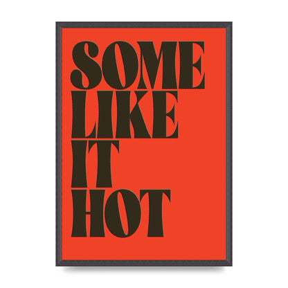 Some Like It Hot Movie" Wall Art - A2 framed