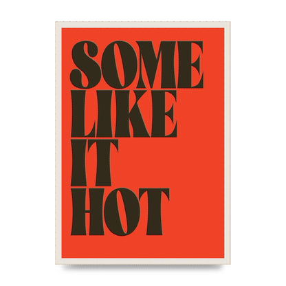 Some Like It Hot Movie" Wall Art - A2 framed