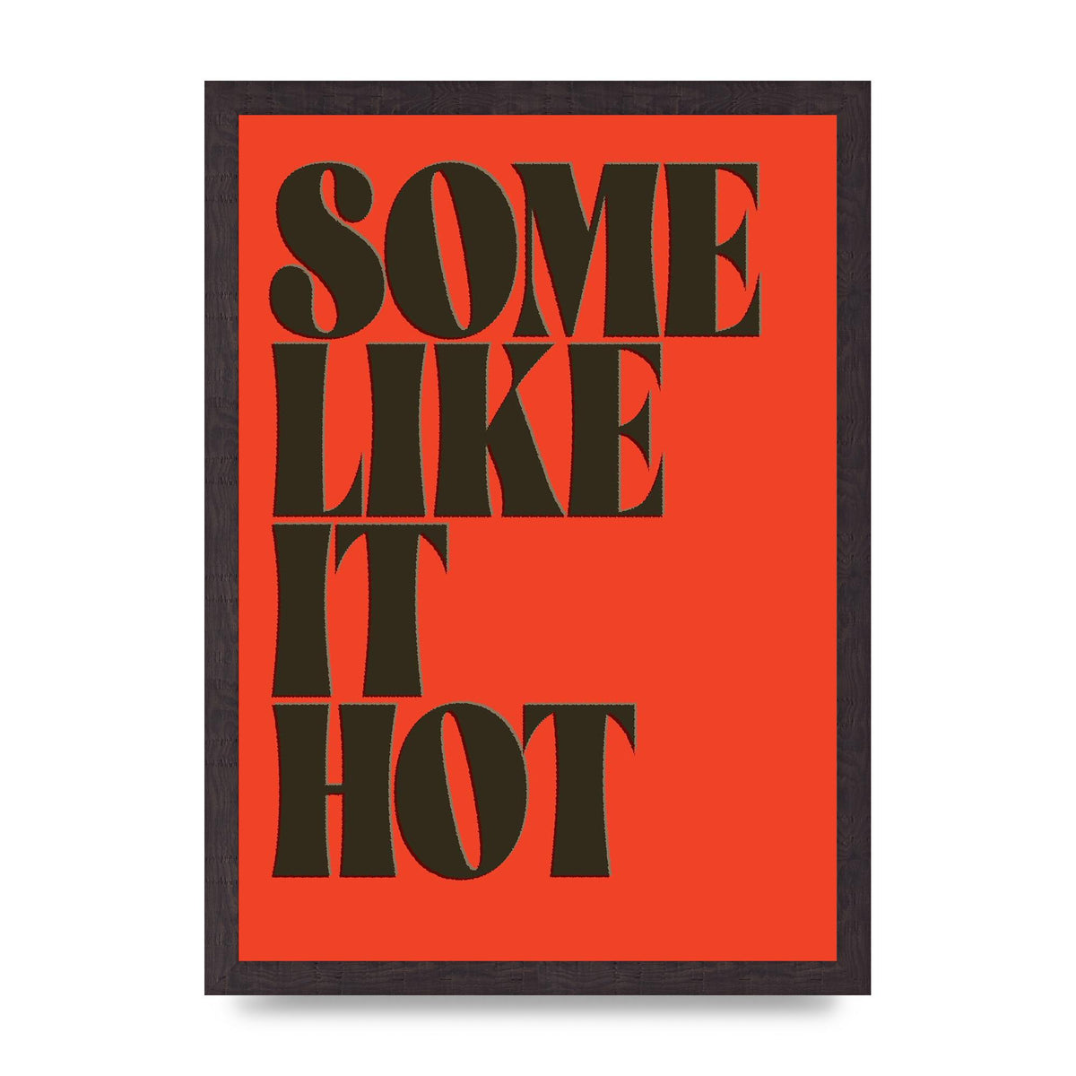 Some Like It Hot Movie" Wall Art - A3 framed