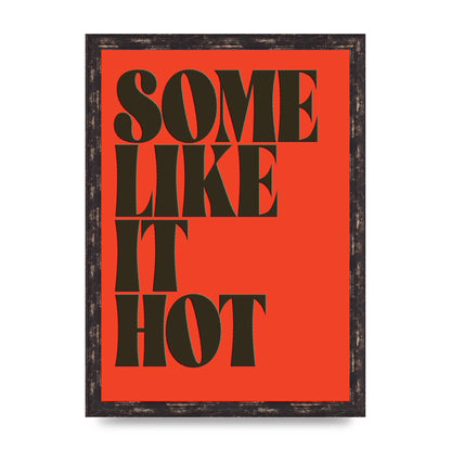 Some Like It Hot Movie" Wall Art - A3 framed