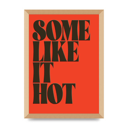 Some Like It Hot Movie" Wall Art - A3 framed