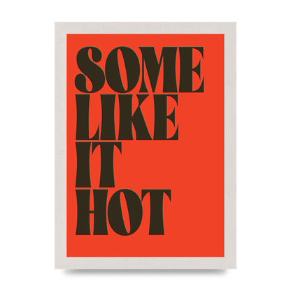 Some Like It Hot Movie" Wall Art - A4 framed