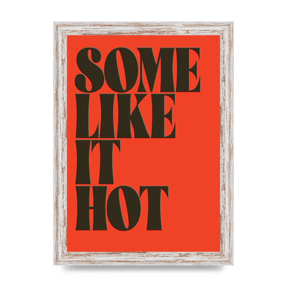 Some Like It Hot Movie" Wall Art - A4 framed