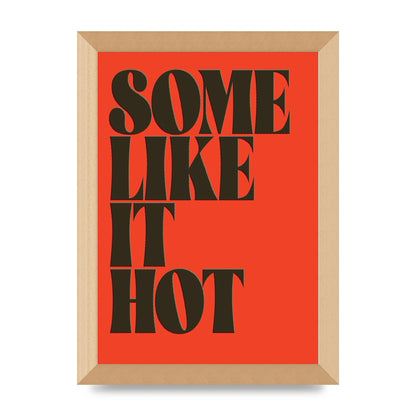 Some Like It Hot Movie" Wall Art - A4 framed