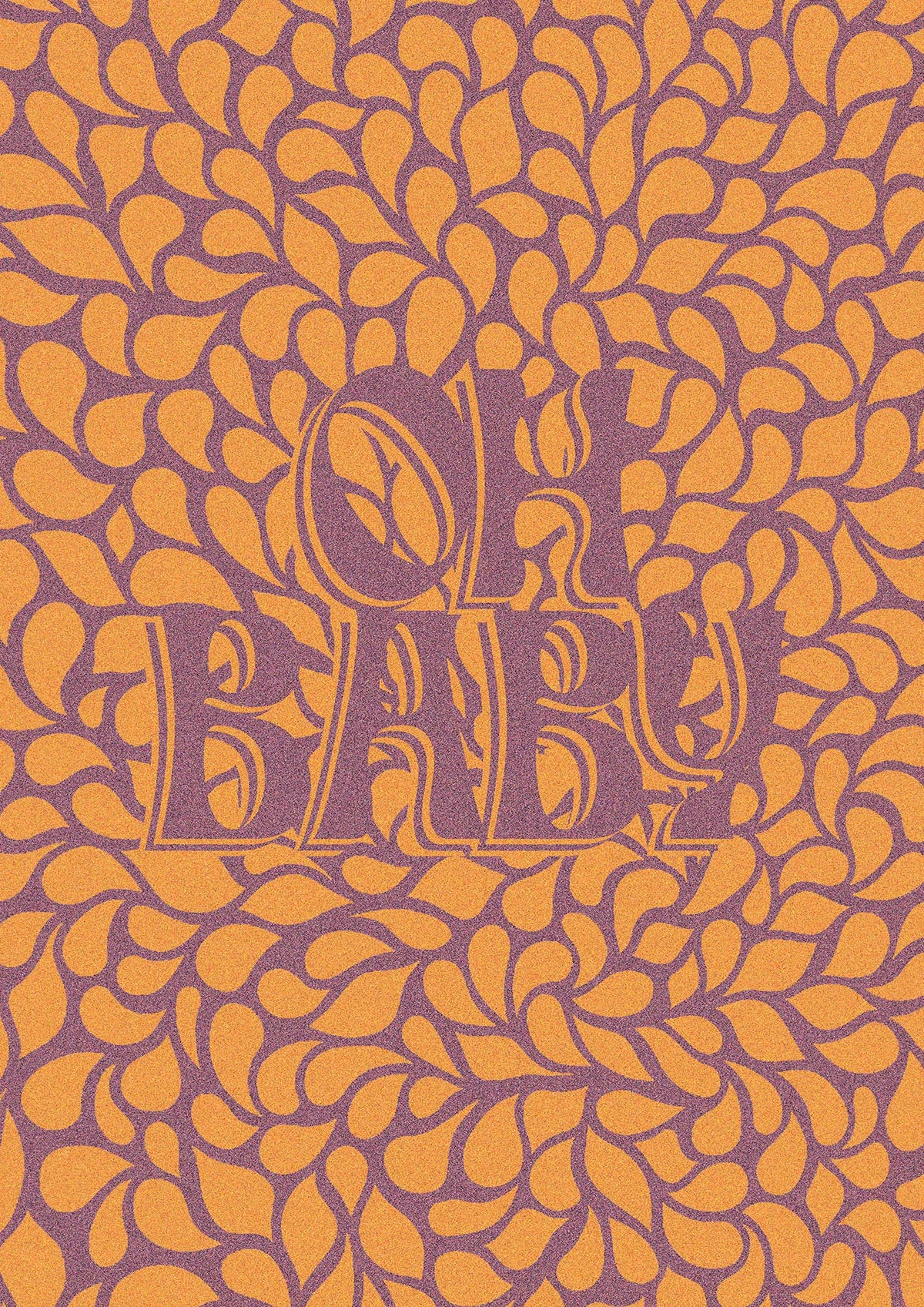 Oh Baby Coral Pattern" Printed Poster - detail