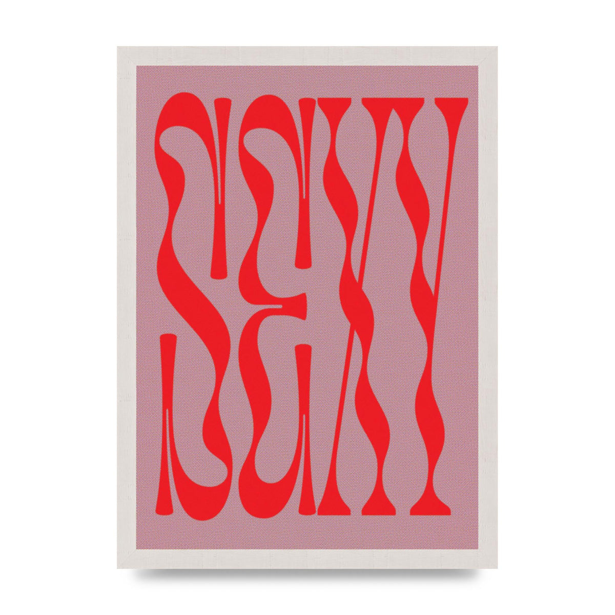 Sexy Red Pink Art For The Home - A3 framed