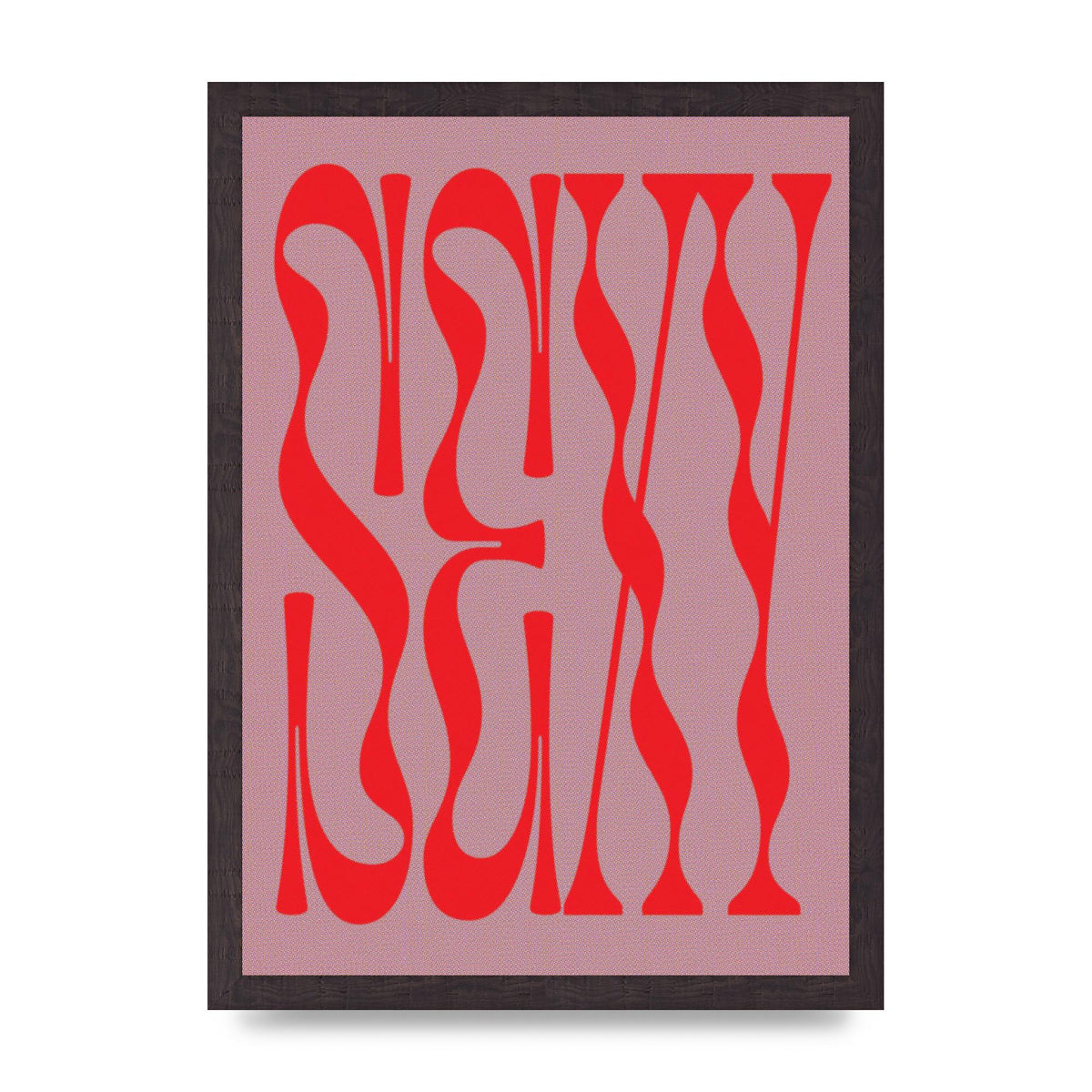 Sexy Red Pink Art For The Home - A3 framed