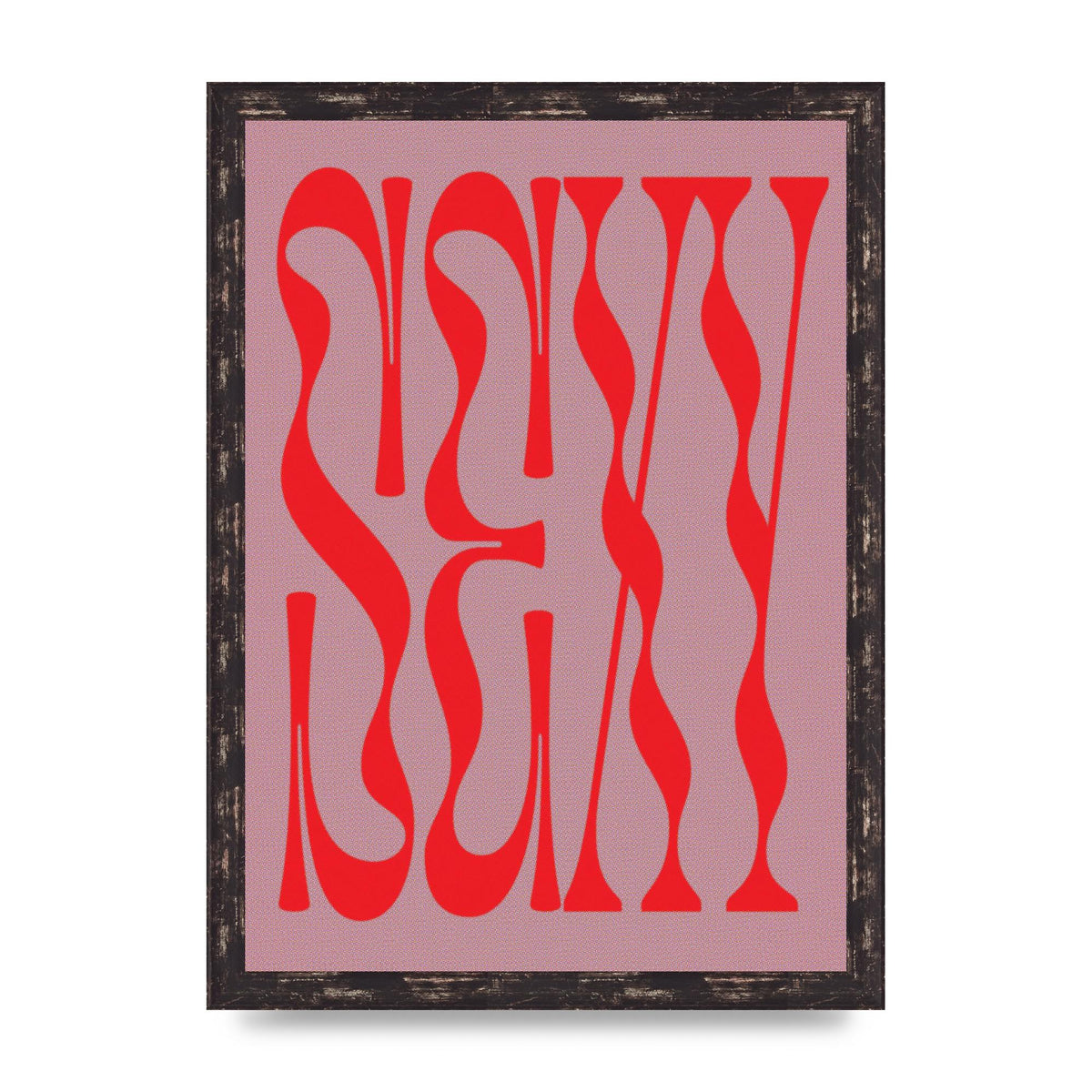 Sexy Red Pink Art For The Home - A3 framed