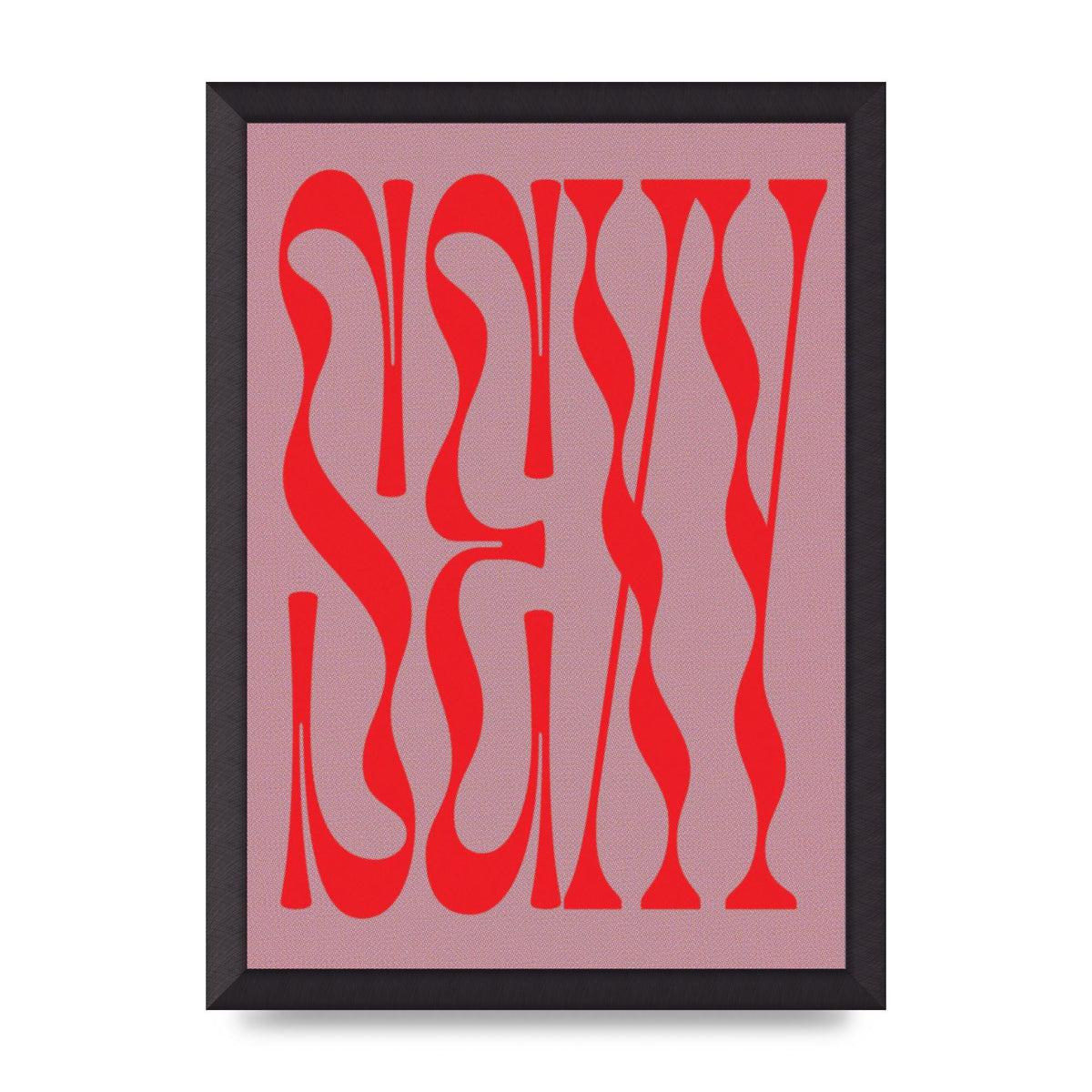 Sexy Red Pink Art For The Home - A3 framed