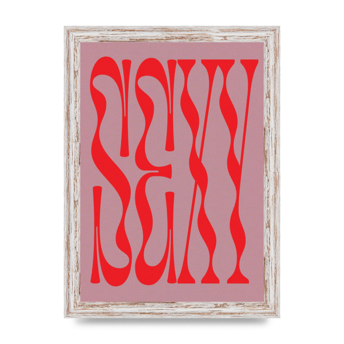 Sexy Red Pink Art For The Home - A4 framed