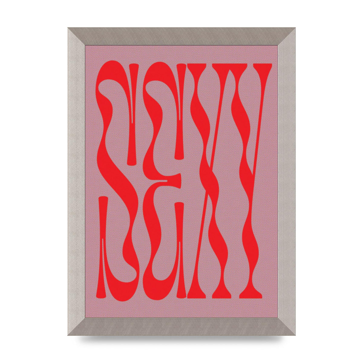 Sexy Red Pink Art For The Home - A4 framed