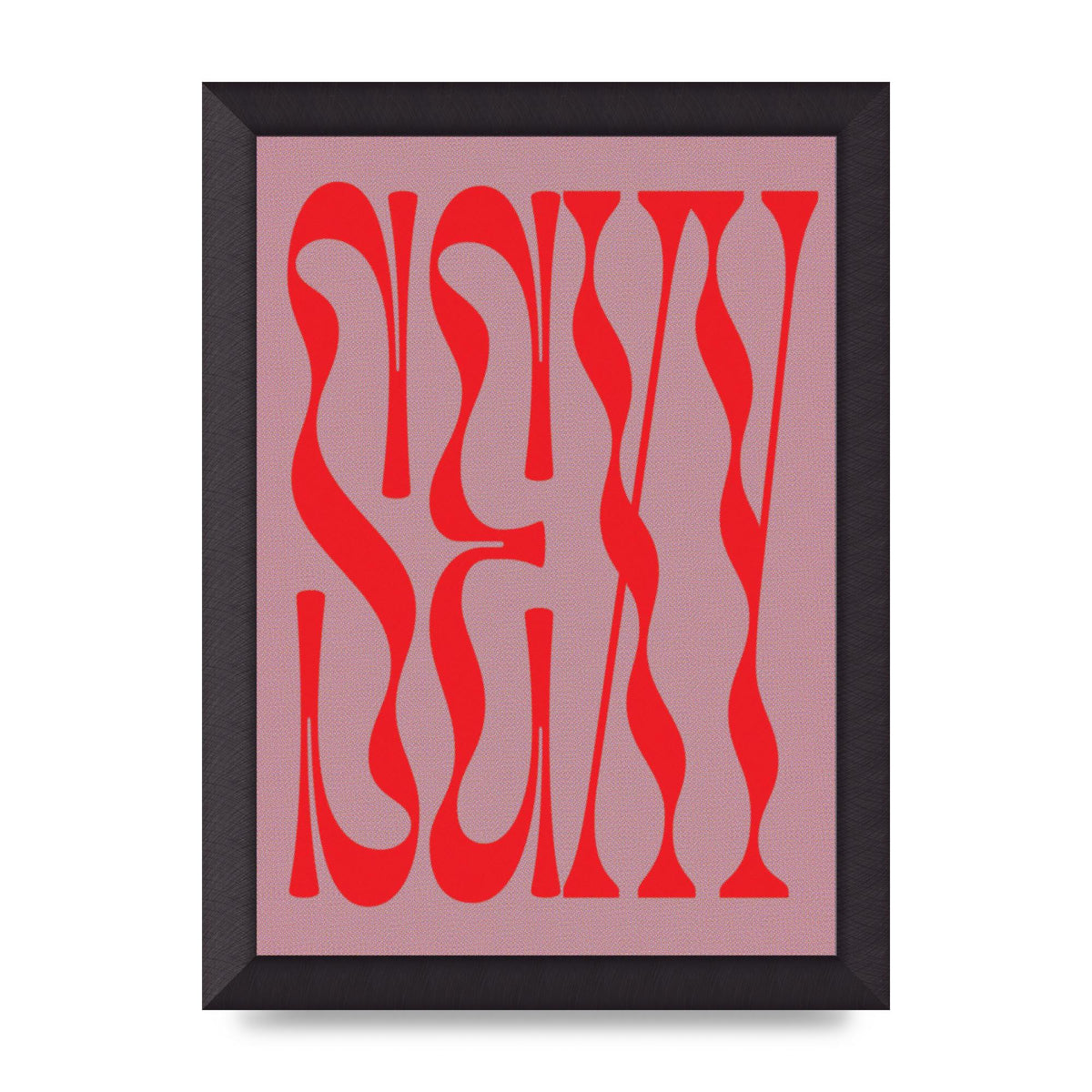 Sexy Red Pink Art For The Home - A4 framed