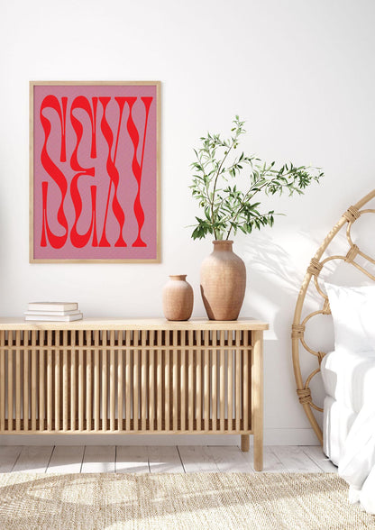 Sexy Red Pink Art For The Home - bedroom 3