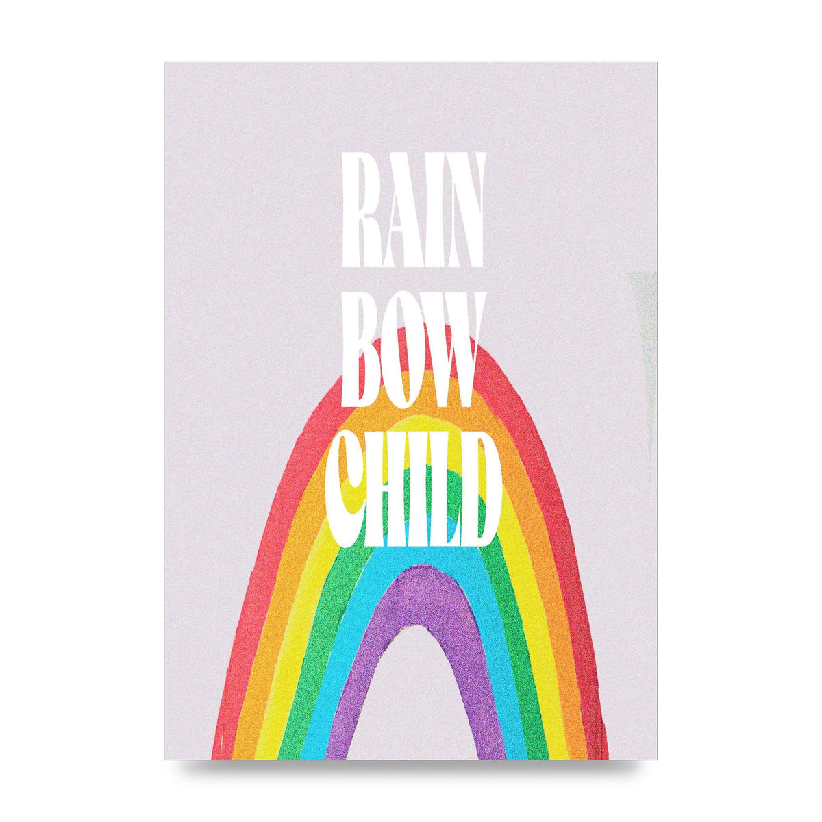 Rainbow Child Printed Poster - unframed print