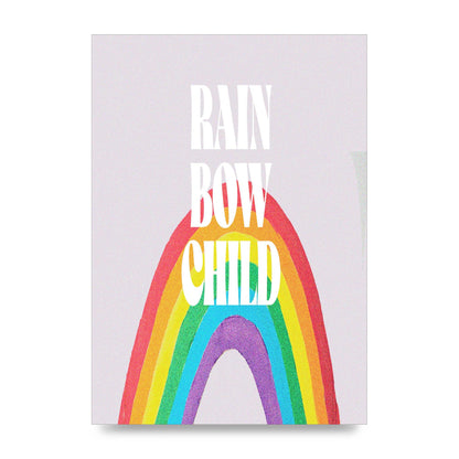 Rainbow Child Printed Poster - unframed print