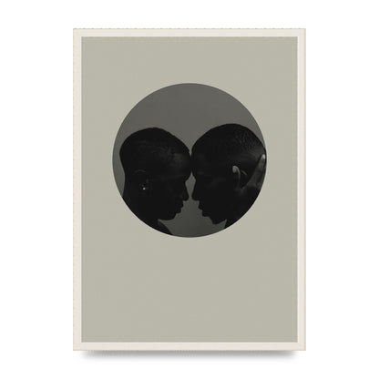 Halftone Kiss One Art For The Home - A2 framed