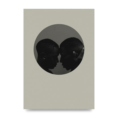 Halftone Kiss One Art For The Home - unframed print