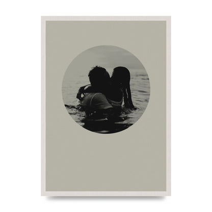 Halftone Kiss Four Art For The Home - A2 framed