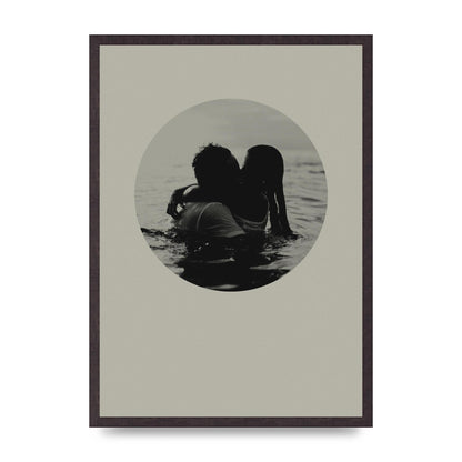 Halftone Kiss Four Art For The Home - A2 framed