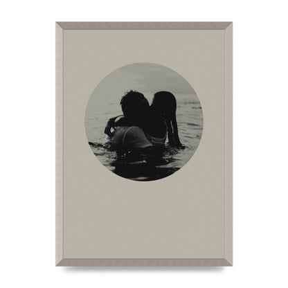 Halftone Kiss Four Art For The Home - A2 framed