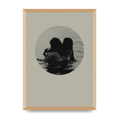 Halftone Kiss Four Art For The Home - A2 framed