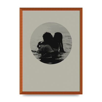 Halftone Kiss Four Art For The Home - A2 framed