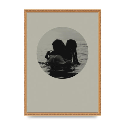 Halftone Kiss Four Art For The Home - A2 framed