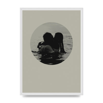 Halftone Kiss Four Art For The Home - A2 framed