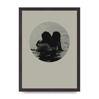 Halftone Kiss Four Art For The Home - A3 framed